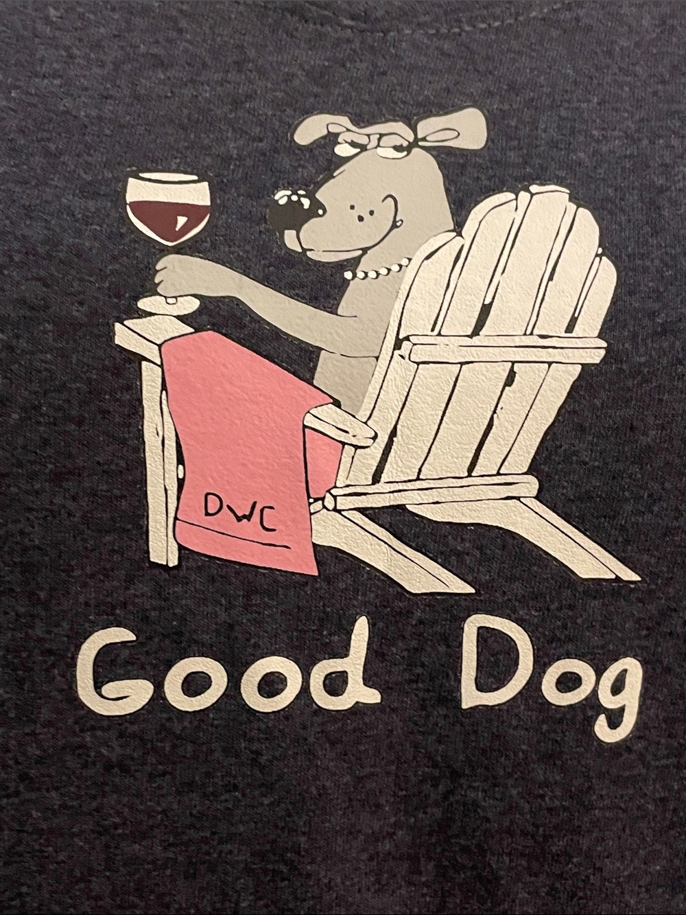 Hanes Black Short Sleeve Tee "Good Dog" Graphic - Picture 2 of 6